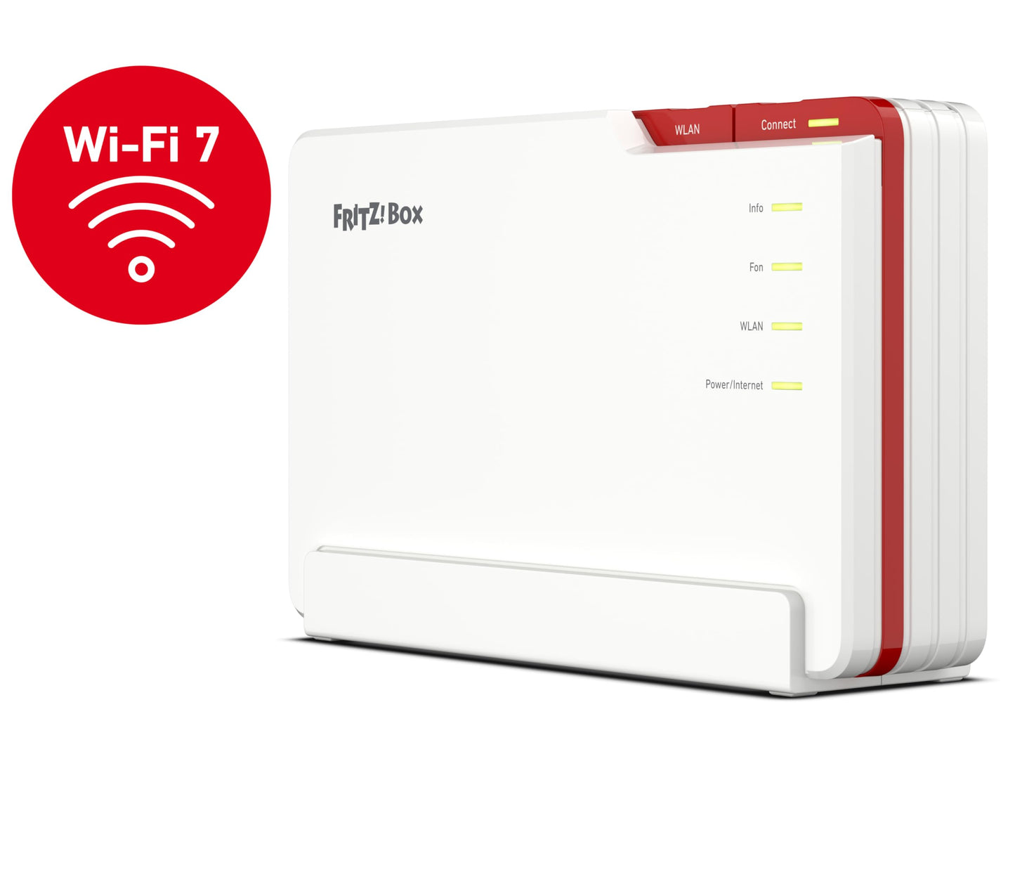 FRITZ!Box 5690 Pro (Wi-Fi 7 Premium DSL- und Glasfaser-Router mit Triband (2,4 GHz, 5 GHz, 6 GHz) bis zu 18,5 GBit/s, für Glasfaser & DSL-Anschlüsse, WLAN Mesh, DECT-Basis, deutschsprachige Version)