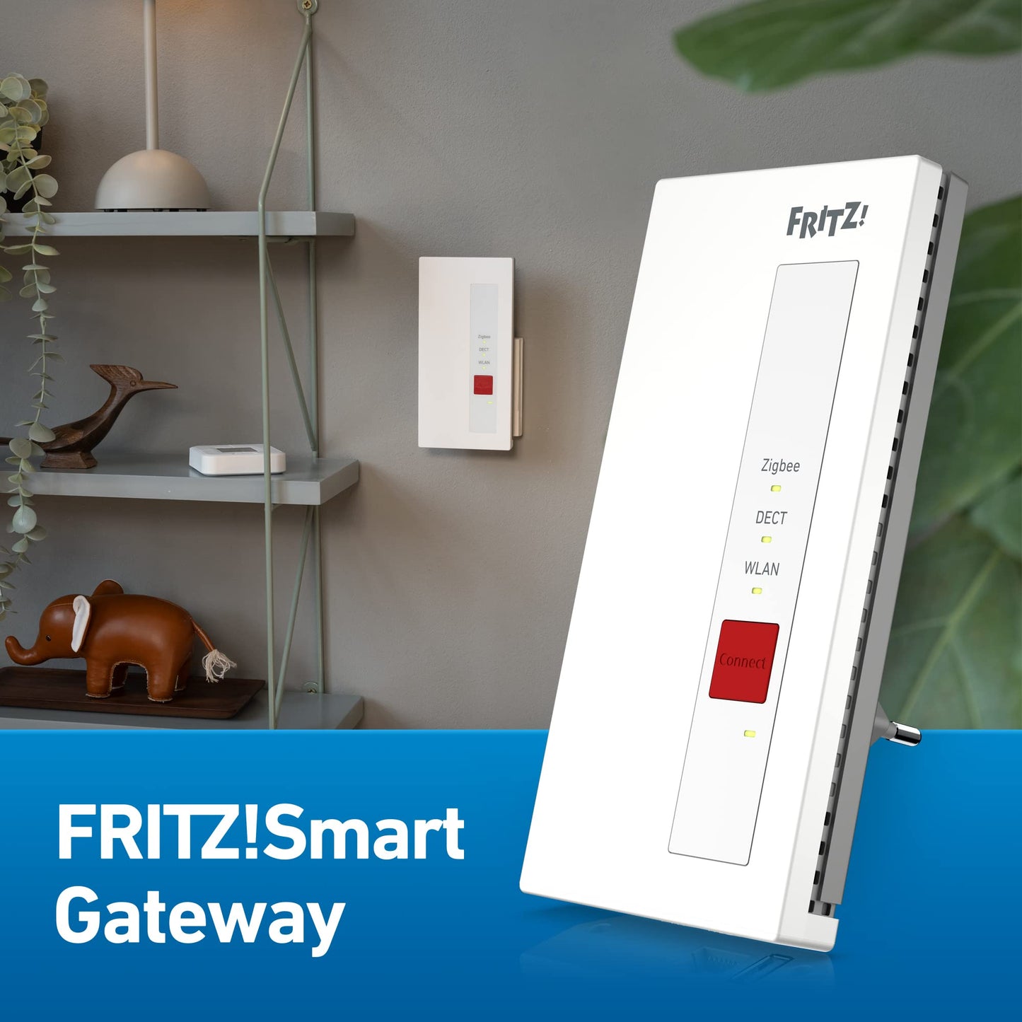 FRITZ!Smart Gateway: Einfache Anbindung von Zigbee- und DECT-ULE-Smart-Home-Geräten, Matter-Bridge-Funktion, Erweiterung der Geräteanzahl im Smart Home und stabile Verbindung über WLAN/LAN