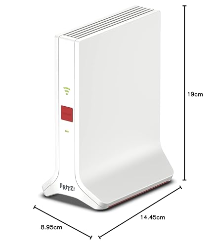 AVM Fritz!Repeater 3000 AX (Wi-Fi 6 Repeater mit DREI Funkeinheiten und insgesamt bis zu 4.200 MBit/s: 2X 5 GHz-Band (bis zu 3.600 MBit/s), 2,4 GHz-Band (bis zu 600 MBit/s), deutschsprachige Version)