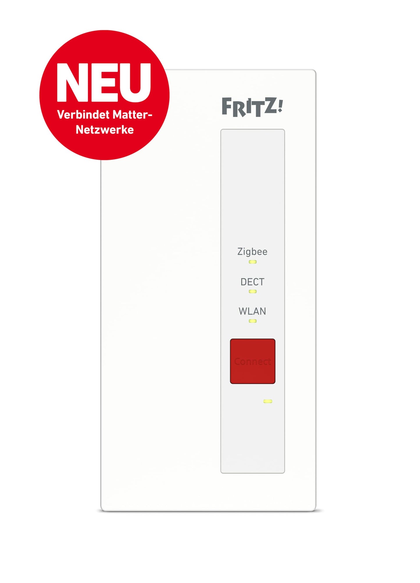 FRITZ!Smart Gateway: Einfache Anbindung von Zigbee- und DECT-ULE-Smart-Home-Geräten, Matter-Bridge-Funktion, Erweiterung der Geräteanzahl im Smart Home und stabile Verbindung über WLAN/LAN