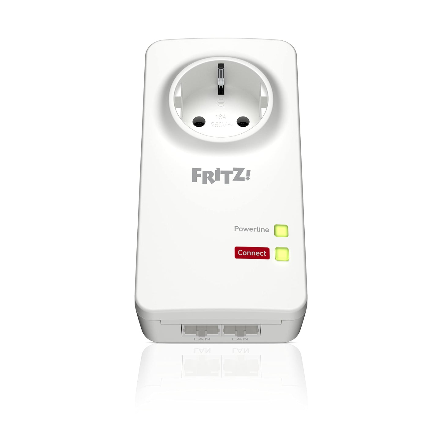 FRITZ!Powerline 1220 Set (1,200 MBit/s, 2x Gigabit-LAN je Adapter, ideal für NAS-Anwendungen und HD-Streaming, deutschsprachige Version)